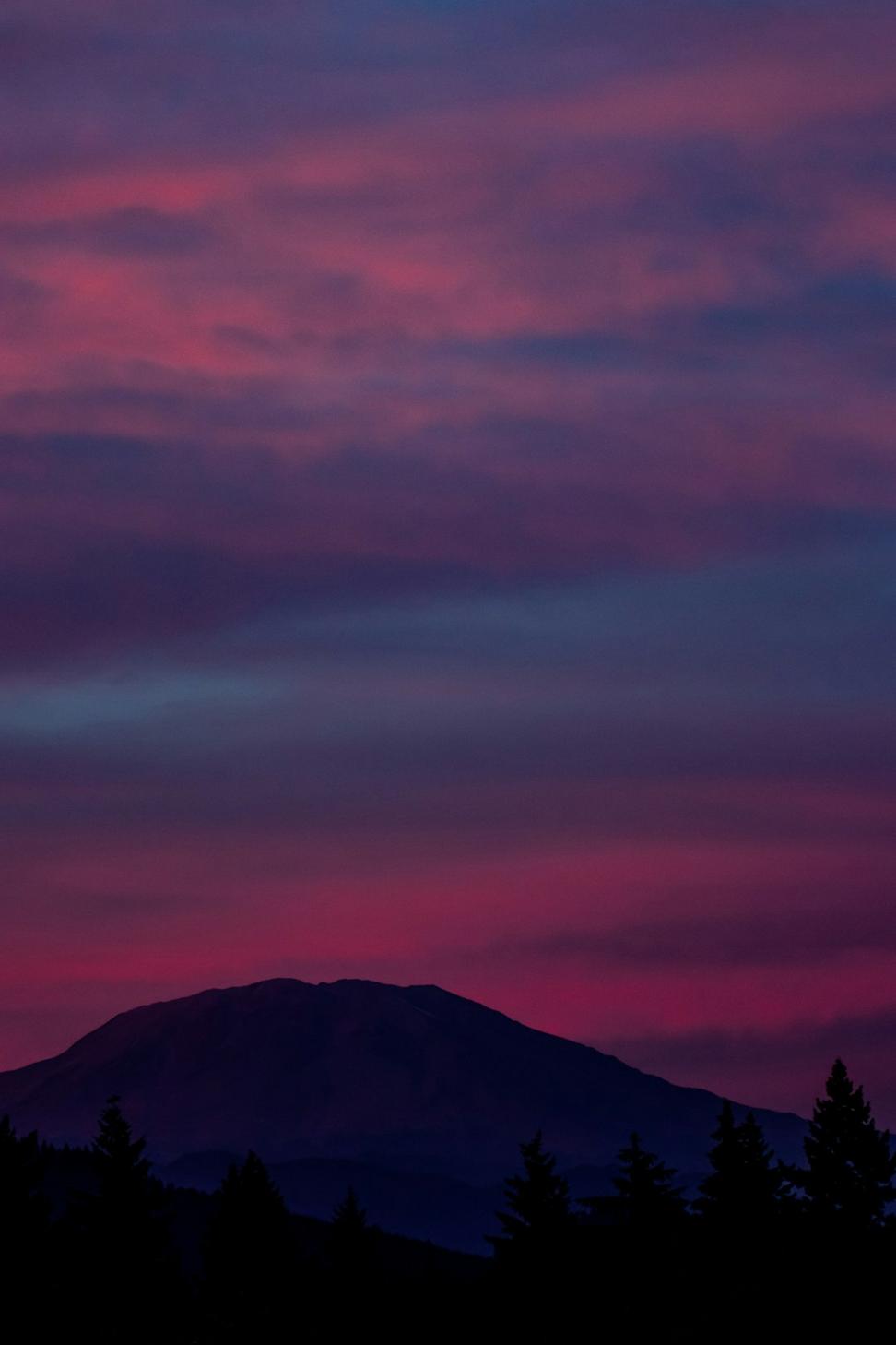 Mountain backdrop